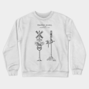 TRAFFIC SIGNAL patent Crewneck Sweatshirt